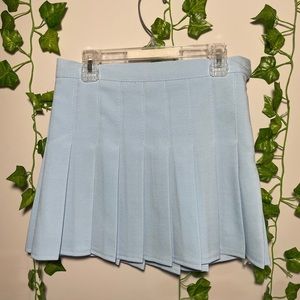 •high waisted pleated tennis skirt•